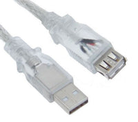 Thumbnail for ASTROTEK USB 2.0 Extension Cable 3m - Type A Male to Type A Female Transparent Colour RoHS CBAT-USB2-AA-5M