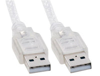 Thumbnail for ASTROTEK USB 2.0 Cable 2m - Type A Male to Type A Male Transparent Colour RoHS CB8W-UC-2002AA