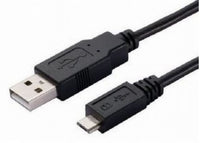 Thumbnail for ASTROTEK USB to Micro USB Cable 2m - Type A Male to Micro Type B Male Black Colour RoHS