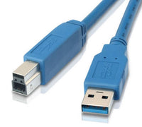 Thumbnail for ASTROTEK USB 3.0 Printer Cable 2m - AM-BM Type A to B Male to Male Blue Colour for External HDD Printer Scanner Docking Station CB8W-UC-3002AB