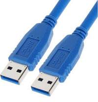 Thumbnail for ASTROTEK USB 3.0 Cable 1m - Type A Male to Type A Male Blue Colour