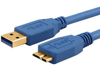 Thumbnail for ASTROTEK USB 3.0 Cable 2m - Type A Male to Micro B Blue Colour