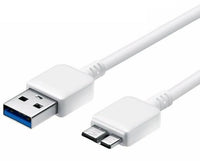 Thumbnail for ASTROTEK Data Charging Cable 1m - USB 2.0 Type A Male to Micro B for Galaxy S6/Note/Tablet Nickle Plated White PVC Jacket
