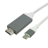 Thumbnail for ASTROTEK 2m USB 3.1 Type C USB-C to HDMI Adapter Converter Cable Male to Male for Apple Macbook Chromebook Samsung Galaxy S8+ CB8W-RC-3USBHDMI-2