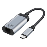 Thumbnail for ASTROTEK USB-C to RJ45 Gigabit Ethernet Male to Female Adapter 15cm Cable support 10/100/1000MHz Aluminum shell Gold Plated for Windows Android Mac OS