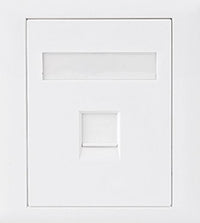 Thumbnail for ASTROTEK CAT6 RJ45 Network Wall Face Plate Outlets 86x86mm 1 Port Socket Kit