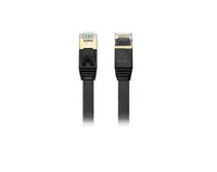 Thumbnail for EDIMAX 0.5M Black 10GbE Shielded CAT7 Network Cable - Flat