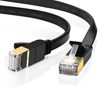 Thumbnail for EDIMAX 5m Black 10GbE Shielded CAT7 Network Cable - Flat