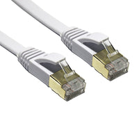 Thumbnail for EDIMAX 5m White 10GbE Shielded CAT7 Network Cable - Flat