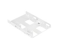 Thumbnail for CORSAIR Dual Corsair 2.5\' to 3.5\' HDD SSD Mounting Bracket Adapter Rack Dock Tray Hard Drive Bay for Desktop Computer PC Case White