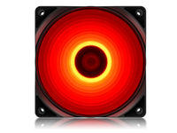 Thumbnail for DEEPCOOL RF120R High Brightness Case Fan With Built-in Red LED (DP-FLED-RF120-RD)