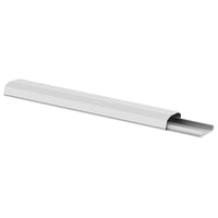 Thumbnail for BRATECK Plastic Cable Cover - 250mm Material: Polyvinyl ChloridePVC Dimensions 60x20x250mm - White