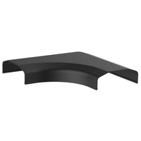 Thumbnail for BRATECK Plastic Cable Cover Joint L Shape Material:ABS Dimensions 127x127x21.5mm - Black