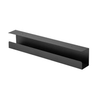 Thumbnail for BRATECK Under-Desk Cable Tray Organizer - Black Dimensions:600x114x76mm -- Black