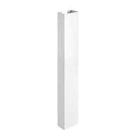 Thumbnail for BRATECK Magnetic Cable Management Channel Dimensions:350x32x50mm - White
