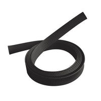 Thumbnail for BRATECK Braided Cable Sock 40mm/1.6' Width Material Polyester Dimensions1000x40mm -- Black