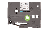 Thumbnail for Brother 11.7MM BLACK ON WHITE HEAT SHRINK TUBE CARTRIDGE compatible with PT-E300VP/PT-E550WVP