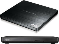 Thumbnail for LG GP60NB50 8x Ultra Slim Portable External USB DVD Drive Burner - M Disc Silent Play Jamless Play