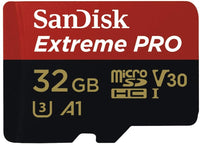 Thumbnail for SANDISK 32GB SanDisk Extreme Pro microSDHC SQXCG V30 U3 C10 A1 UHS-1 100MB/s R 90MB/s W 4x6 SD Adaptor Android Smartphone Action Camera Drones