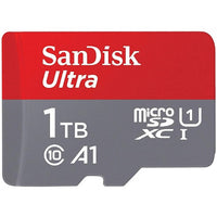 Thumbnail for SANDISK Ultra 1TB microSD SDHC SDXC UHS-I Memory Card 120MB/s Full HD Class 10 Speed Google Play Store App for Android Smartphone Tablet
