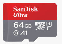 Thumbnail for SANDISK 64GB Ultra microSD SDHC SDXC UHS-I Memory Card 120MB/s Full HD Class 10 Speed Google Play Store App for Android Smartphone Tablet