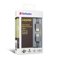Thumbnail for VERBATIM HDMI Cable with Ethernet V2.0 Extra Slim 180cm