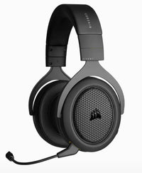 Thumbnail for CORSAIR HS70 Wired & Bluetooth 5 for 30 Hrs, 24-bit USB Audio, Discrod 50 mm Driver Headset Black PC, XBox, Switch, PS4 and PS5 Compatible
