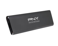 Thumbnail for PNY Pro Elite External Portable SSD Enclosure Case 1000MB/s 10Gbps PCIe M.2 to USB3.2 Gen 2 USB-C USB-A for PC Macbook PS4 PS5 Xbox One Android iPad P