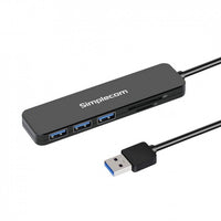 Thumbnail for SIMPLECOM CH365 SuperSpeed 3 Port USB 3.0 (USB 3.2 Gen 1) Hub with SD MicroSD Card Reader