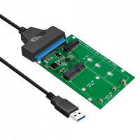 Thumbnail for SIMPLECOM SA221 USB 3.0 to mSATA + NGFF M.2 (B Key) SSD 2 in 1 Combo Adapter