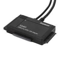Thumbnail for SIMPLECOM SA491 3-IN-1 USB 3.0 TO 2.5\', 3.5\' & 5.25\' SATA/IDE Adapter with Power Supply