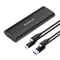 Thumbnail for SIMPLECOM SE516 NVMe / SATA Dual Protocol M.2 SSD Tool-Free USB-C Enclosure USB 3.2 Gen 2 10Gbps