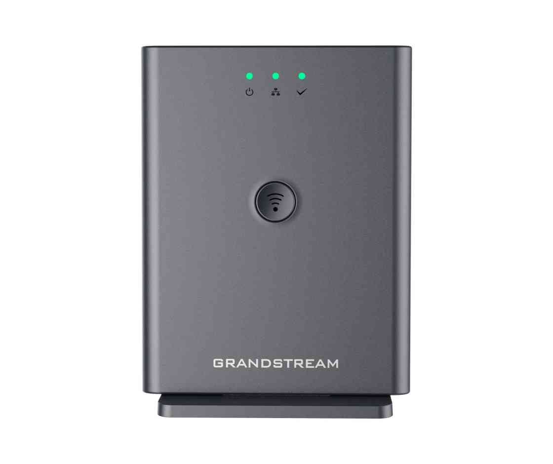 GRANDSTREAM DP752 DECT Base Station, Pairs w/ 5 DP Series DECT Handsets, Range up to 400 meters, Supports Push-to-Talk