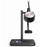 Thumbnail for YEALINK WH62 Mono UC TEAMS DECT Wirelss Headset, Busylight On Headset, Leather Ear Cushions