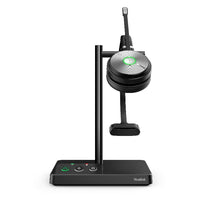 Thumbnail for YEALINK WH62 Mono UC DECT Wirelss Headset, Busylight On Headset, Leather Ear Cushions