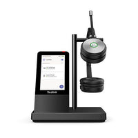 Thumbnail for YEALINK WH66 Dual Teams Edition DECT Wirelss Headset With Touch Screen, Busylight On Headset, Leather Ear Cushions