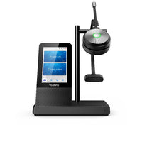 Thumbnail for YEALINK WH66 Mono UC DECT Wirelss Headset With Touch Screen, Busylight On Headset, Leather Ear Cushions