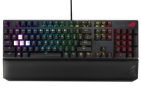 Thumbnail for ASUS XA04 STRIX SCOPE DX/BN ROG Strix Scope Deluxe RGB Wired Mechanical Gaming Keyboard, Cherry MX Switches, Aluminum Frame