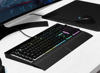 Thumbnail for CORSAIR K55 RGB PRO / KATAR PRO, KB+M Bundle, 2021 Edition, Backlit RGB LED, (CH-9226965-NA)