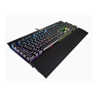 Thumbnail for CORSAIR K70 MK.2 RGB Gaming Cherry MX Silent, USB Pass-Through Port, Backlit RGB LED, Mechanical Keyboard
