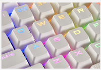 Thumbnail for CORSAIR Gaming PBT Double-shot Keycaps Full 104/105-Keyset - White