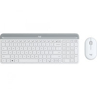 Thumbnail for LOGITECH MK470 Slim Wireless Keyboard Mouse Combo Nano Receiver 1 Yr (L) --White