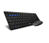 Thumbnail for RAPOO 9300M Bluetooth & 2.4G Wireless Multi-mode Keyboard Mouse Combo Black - 1300DPI Spill-Resistant 5.6mm Ultra-Slim  9060M
