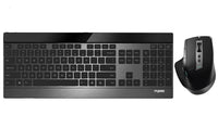 Thumbnail for RAPOO 9900M Multi-mode Wireless Ultra-slim Keyboard & Mouse - Bluetooth 3.0, 4.0, 2.4G Multi-Mode Switch, Ultra-Slim Keys, Adjustable DPI