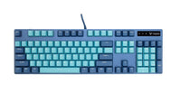 Thumbnail for RAPOO V500 Pro Backlit Mechanical Gaming Keyboard - Spill Resistant, Metal Cover, Ideal for Entry Level Gamers--Cyan Blue