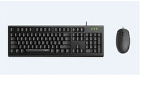 Thumbnail for RAPOO X120pro - Wired Keyboard and Mouse Combo Optical Combo Black / 1600dpi / Spill Resistant