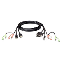 Thumbnail for Aten USB HDMI to DVI-D KVM Cable with Audio 1.8M cable