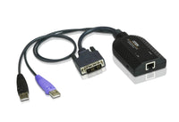 Thumbnail for ATEN KVM Cable Adapter with RJ45 to DVI, USB for KH, KL, KM and KN series