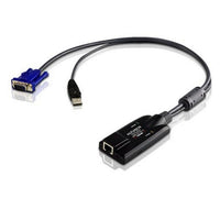Thumbnail for ATEN KVM Cable Adapter with RJ45 to VGA & USB, Supports Virtual Media