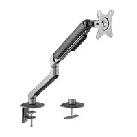 Thumbnail for BRATECK Single Monitor Economical Spring-Assisted Monitor Arm Fit Most 17'-32' Monitors, Up to 9kg per screen VESA 75x75/100x100 Space Grey